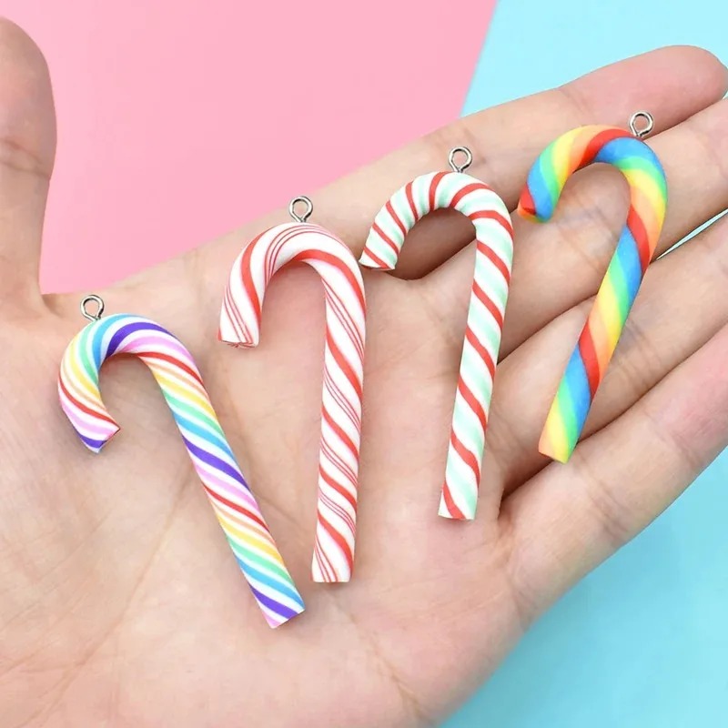 Resin Crafts Diy - 10Pcs Lovely Large Polymer Clay Christmas