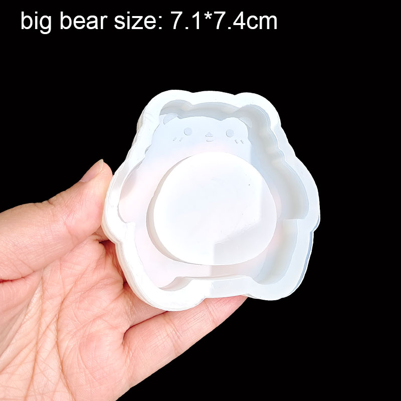 DIY Pig Bear Shaped Silicone S - Resin Ocean Wave Mold ulasan dan harga