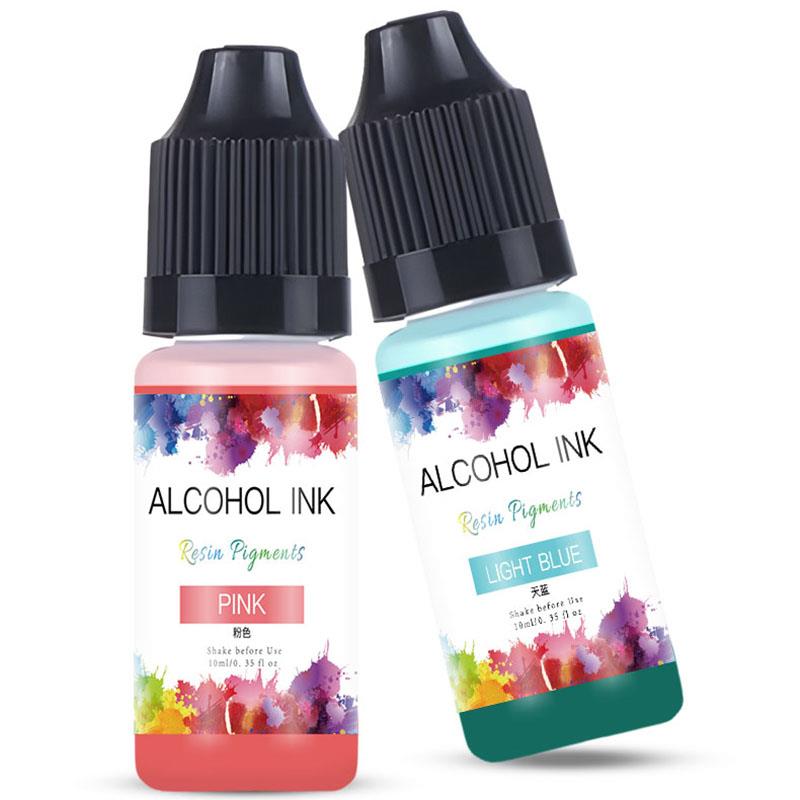 10ml/Bottle 22Colors Alcohol I - Resin Dye Alcohol ulasan dan harga