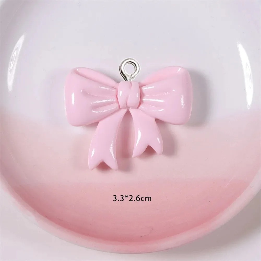 10 Pieces Candy Color Bow Resi - Resin Crafts Diy ulasan dan harga