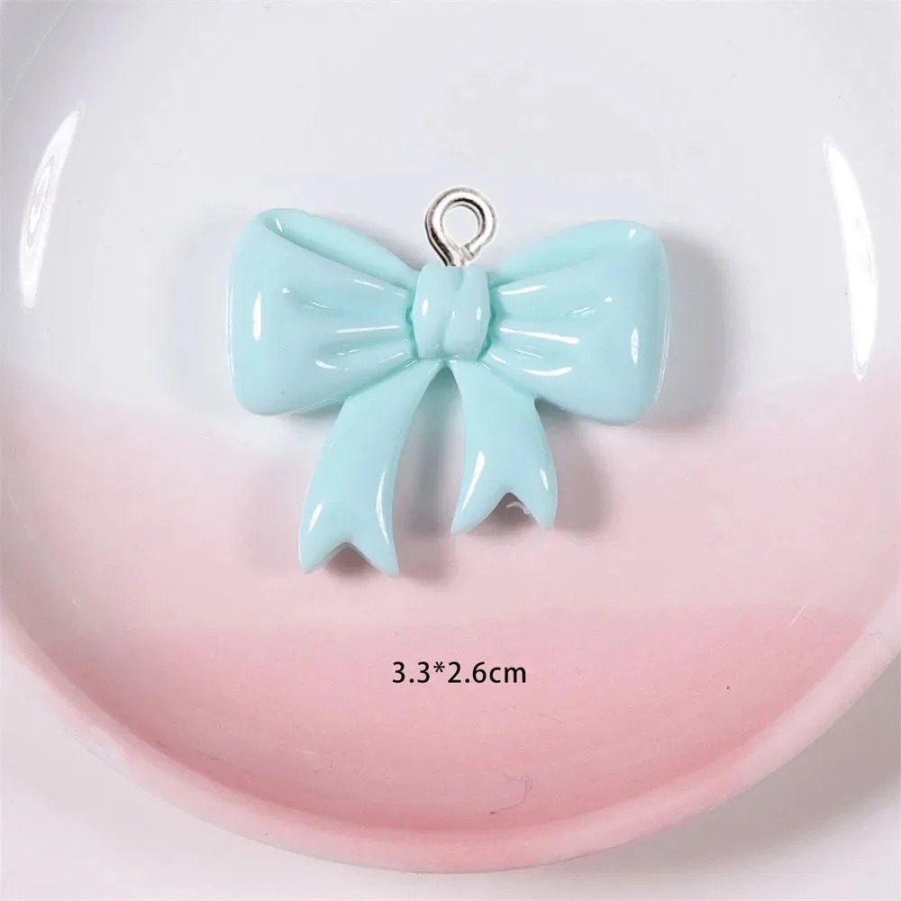 10 Pieces Candy Color Bow Resi - Resin Crafts Diy ulasan dan harga