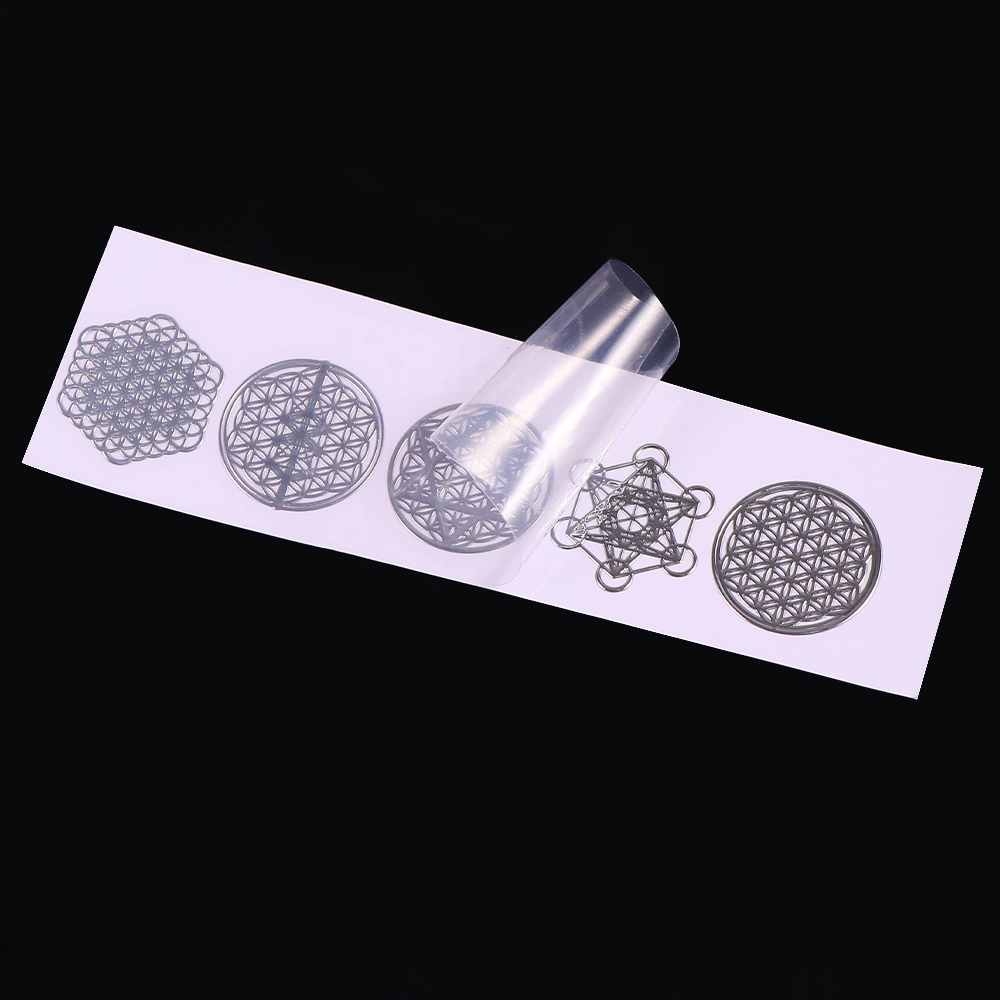New Geometric Pattern Metal En - Flower Preservation Resin ulasan dan harga