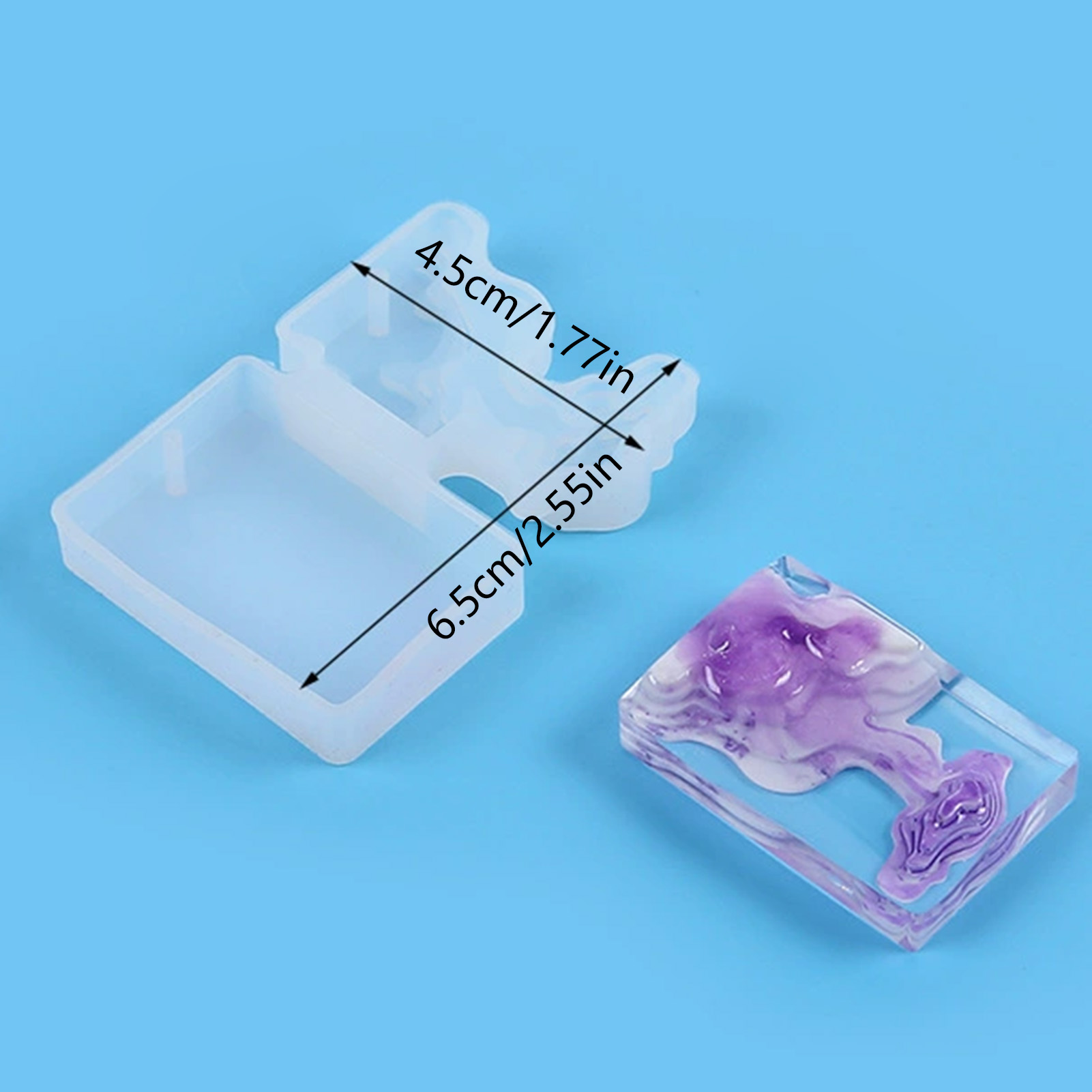 3pcs DIY Crystal Mold Set Roun - Geode Mold Silicone ulasan dan harga