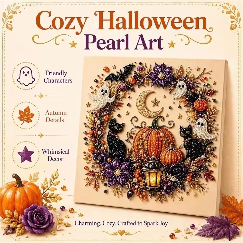 @Halloween Ghost Pearl Art Kit - Resin Craft For Beginners ulasan dan harga