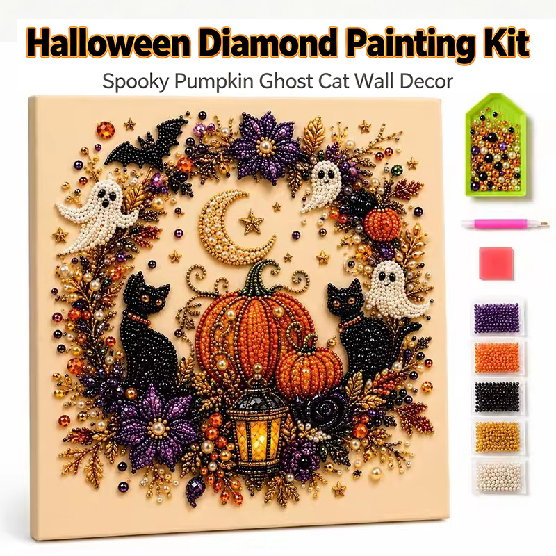 @Halloween Ghost Pearl Art Kit - Resin Craft For Beginners ulasan dan harga