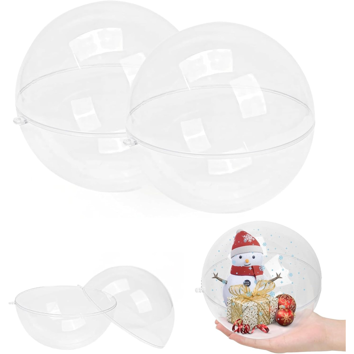Fillable Clear Ornament Ball,  - Dome Mold Clear ulasan dan harga