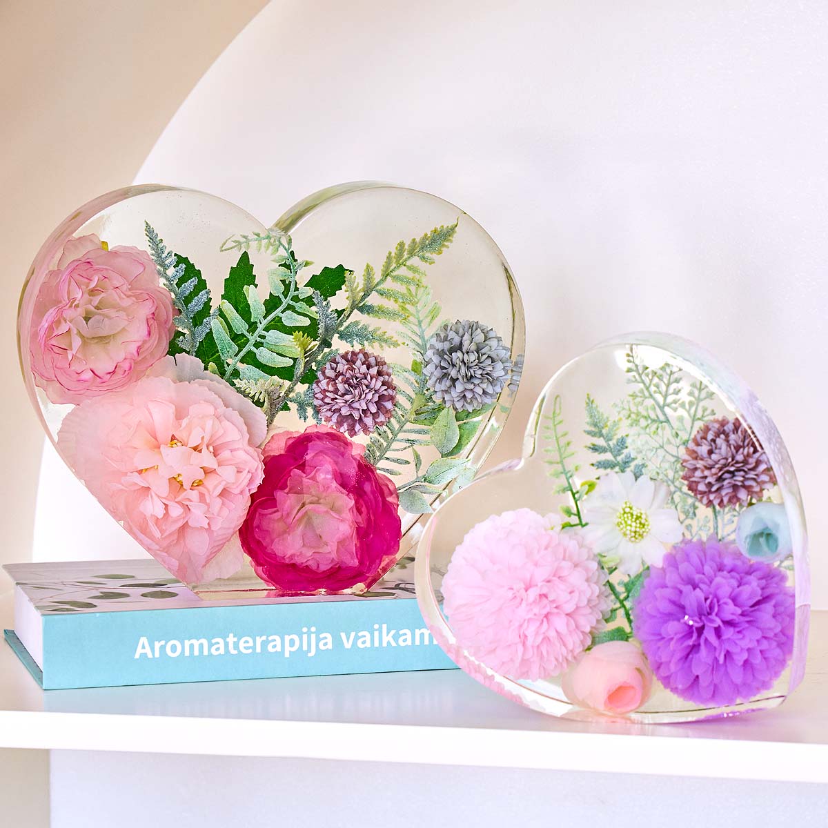 Large Love Silicone Mold DIY H - Flower Preservation Resin ulasan dan harga