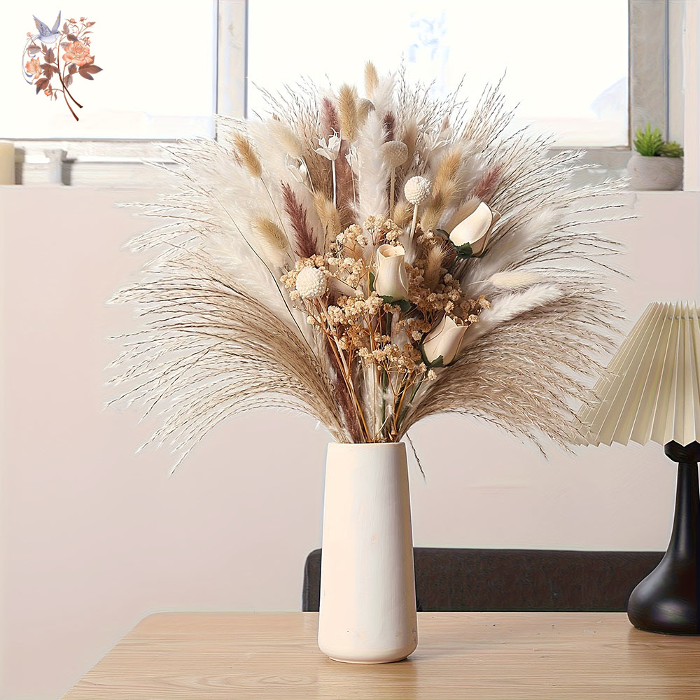 80Pcs Artificial Dried Flowers - Dried Flower Bulk ulasan dan harga