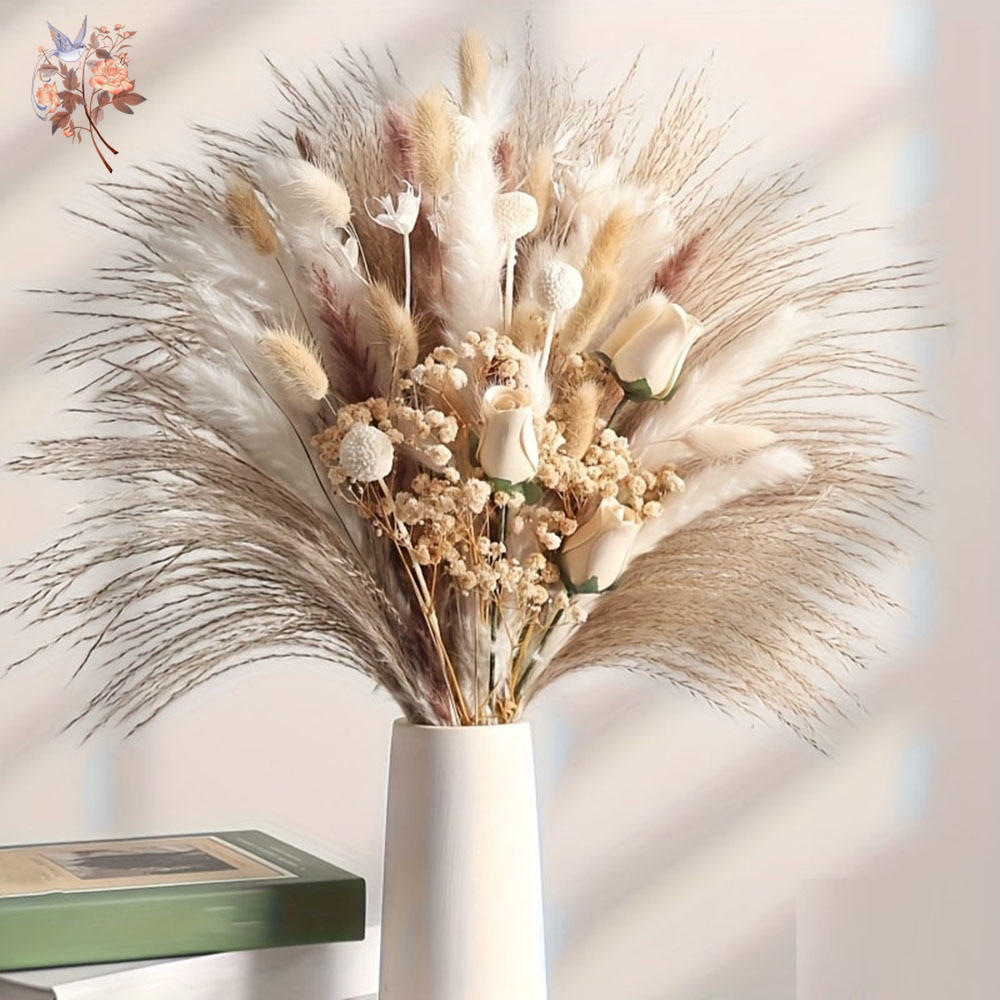 80Pcs Artificial Dried Flowers - Dried Flower Bulk ulasan dan harga