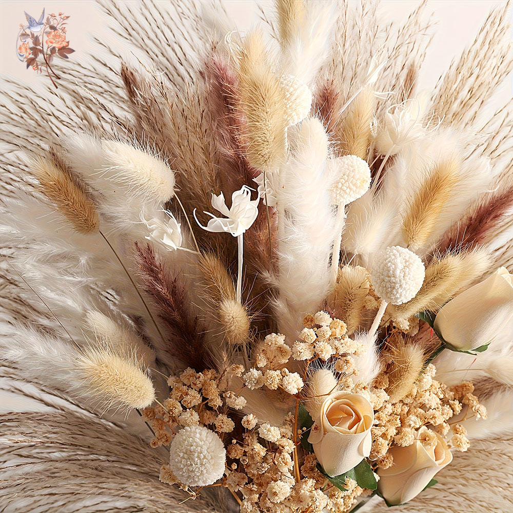 80Pcs Artificial Dried Flowers - Dried Flower Bulk ulasan dan harga