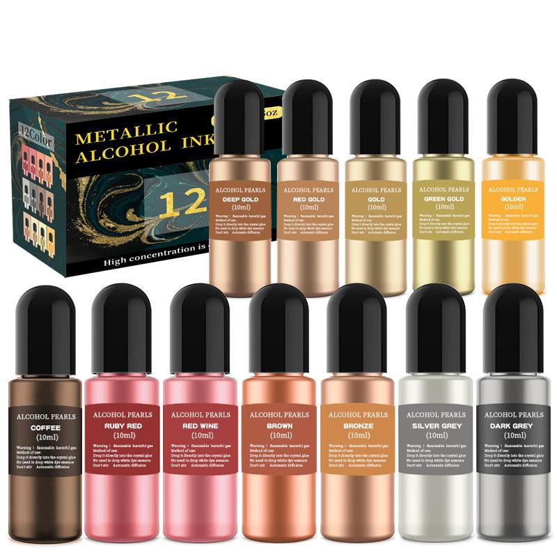 1 Set Resin Pigment Kit Art In - Resin Dye Alcohol ulasan dan harga