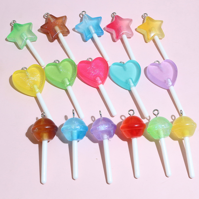 10pcs Mixed Colors Resin Cute  - Flower Preservation Resin ulasan dan harga