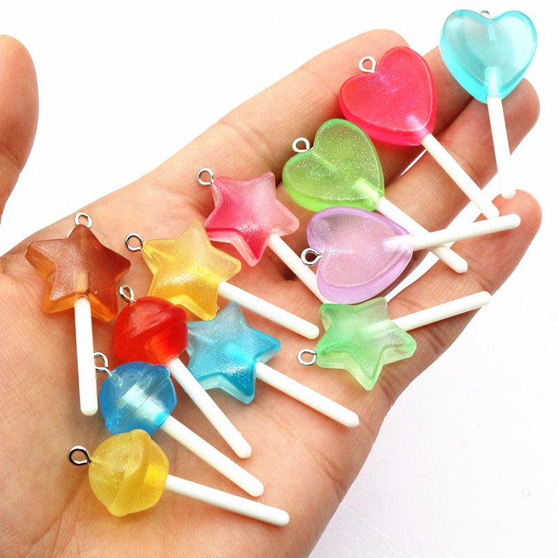 10pcs Mixed Colors Resin Cute  - Flower Preservation Resin ulasan dan harga