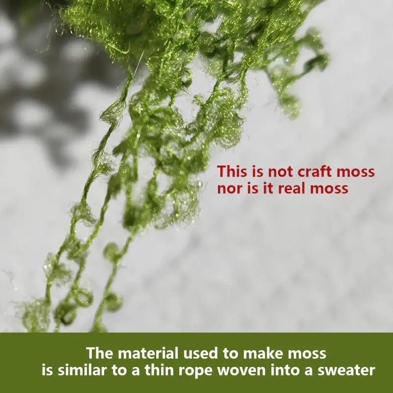 about 20g Artificial Green Pla - Terrarium Moss Art ulasan dan harga
