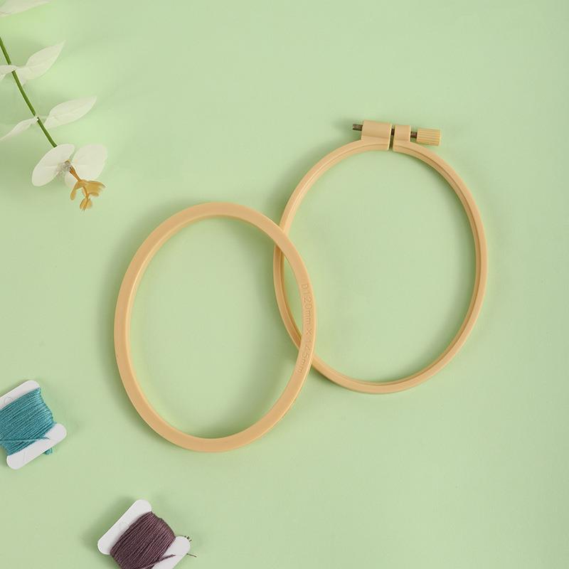 Imitation Bamboo Plastic Oval  - Wood Ring Blank ulasan dan harga