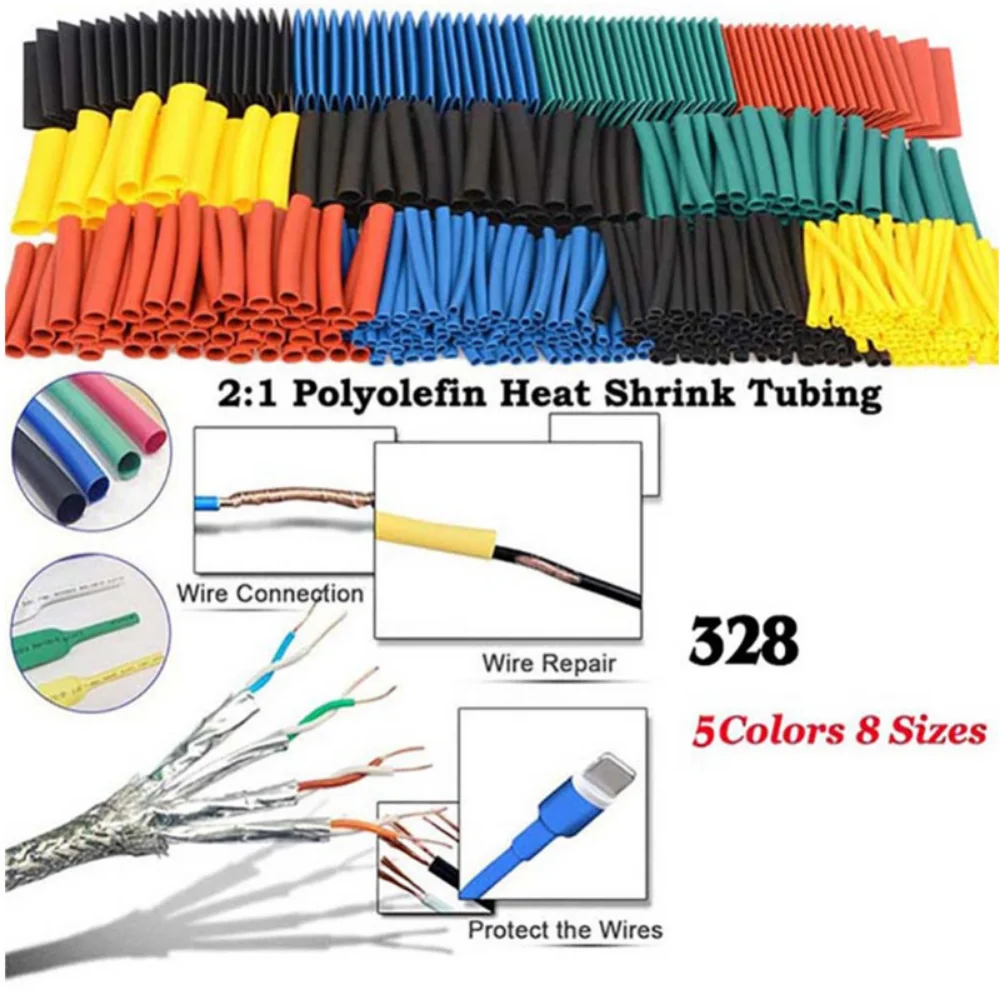 580/530/127PCS Heat Shrink Tub - Heat Gun Small ulasan dan harga