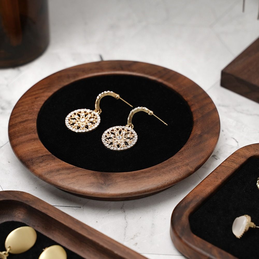 Simple Geometry Wood Rings Tra - Wood Ring Blank ulasan dan harga
