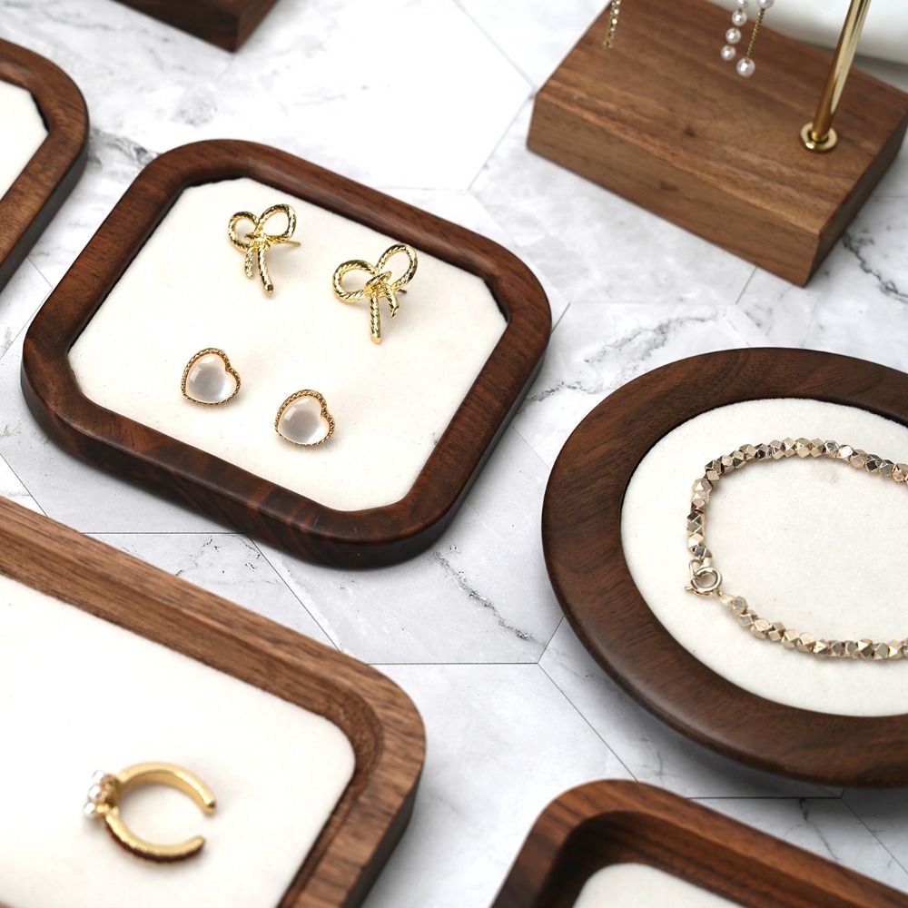 Simple Geometry Wood Rings Tra - Wood Ring Blank ulasan dan harga