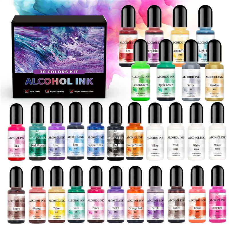 1 Set Art Ink Alcohol Epoxy Re - Resin Dye Alcohol ulasan dan harga