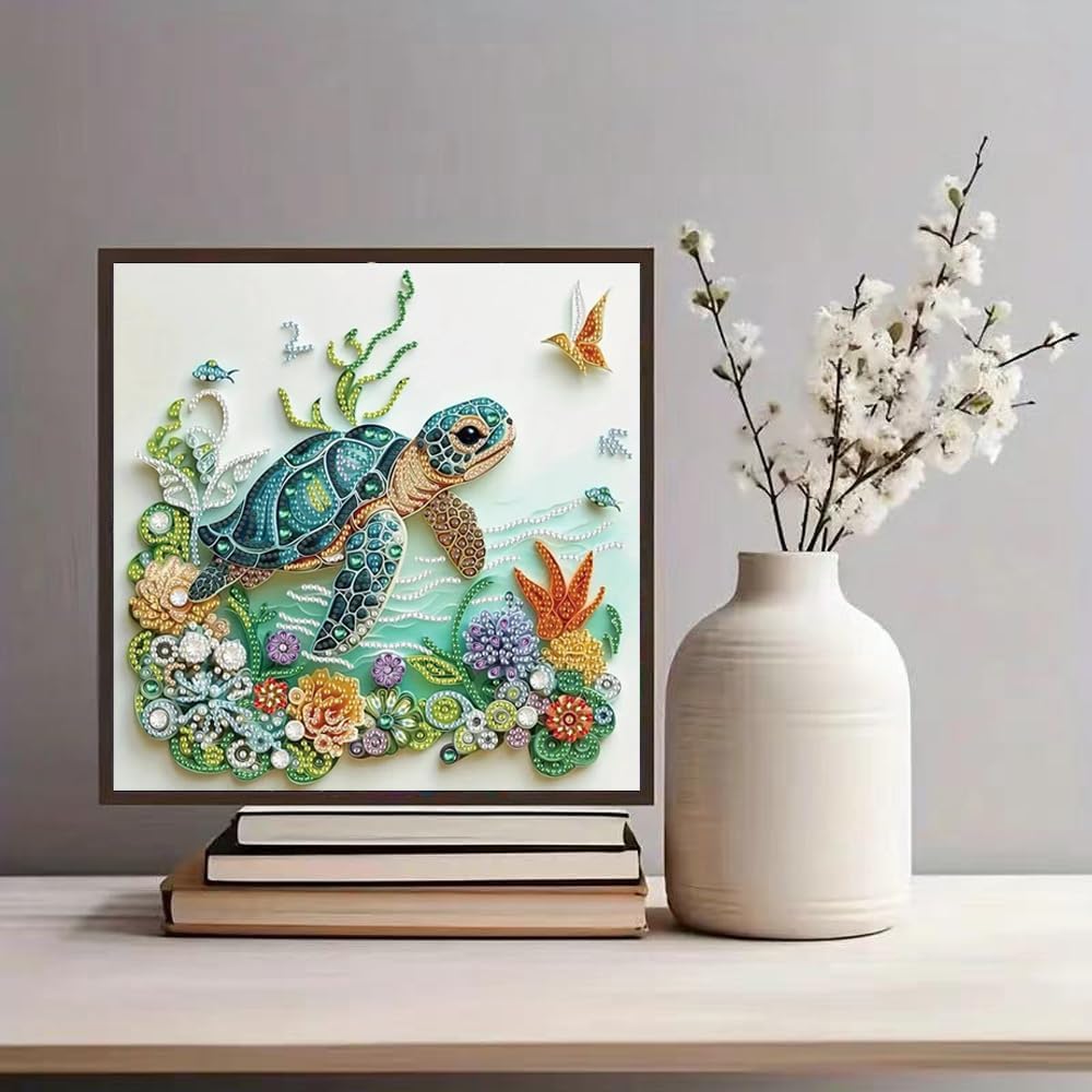Sea Turtle Animal Diamond Pain - Resin Craft For Beginners ulasan dan harga