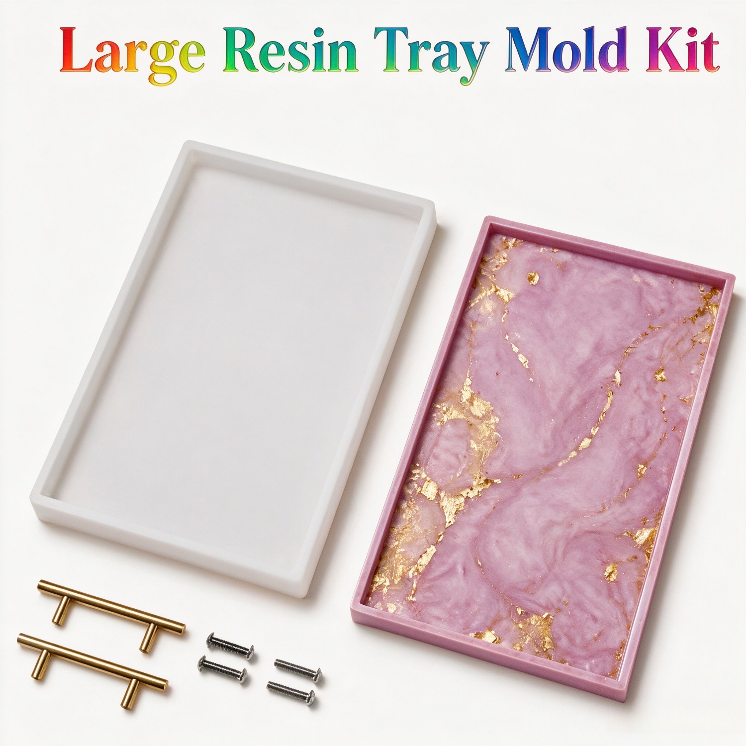 Resin Silicone Moulds, 2D Flat - Silicone Mold Tray ulasan dan harga