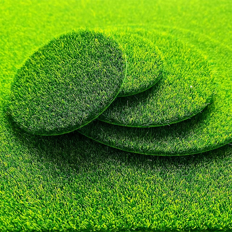 5/10Pcs Round Artificial Moss  - Terrarium Moss Art ulasan dan harga