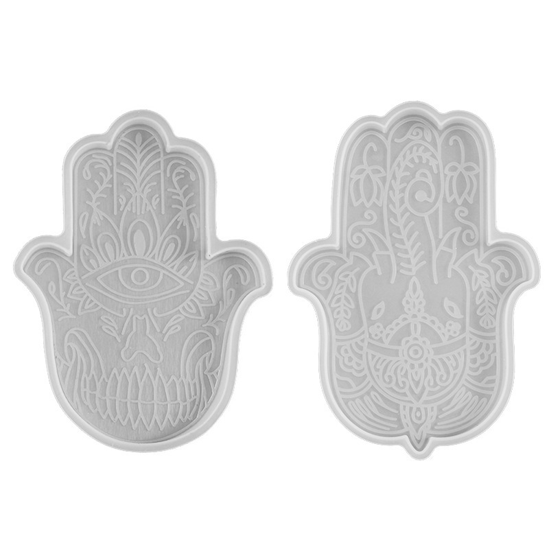 1 Pcs DIY Coaster Hand of Fati - Silicone Mold Tray ulasan dan harga