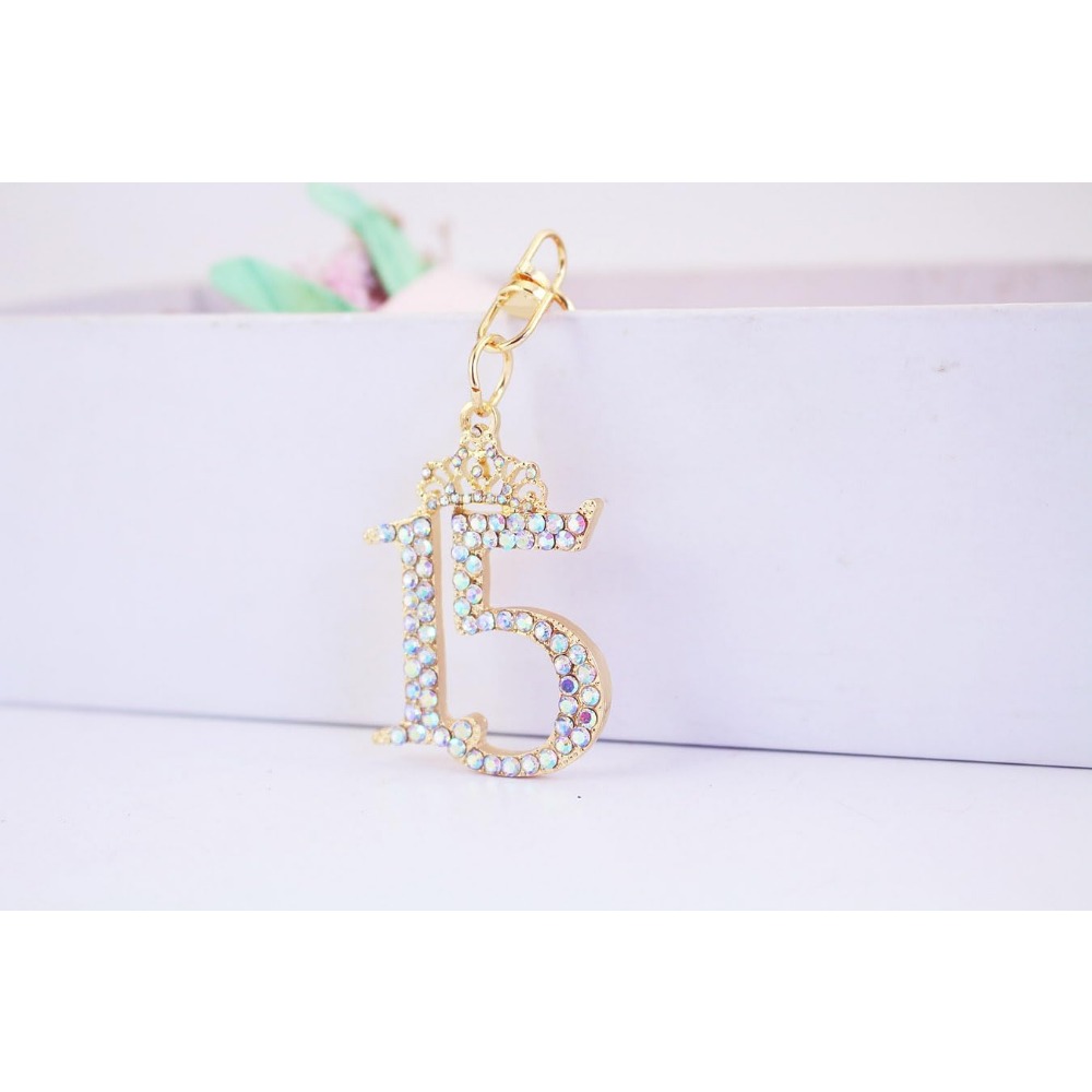 Glittering Number 15 Rhineston - Resin Glitter Pack ulasan dan harga