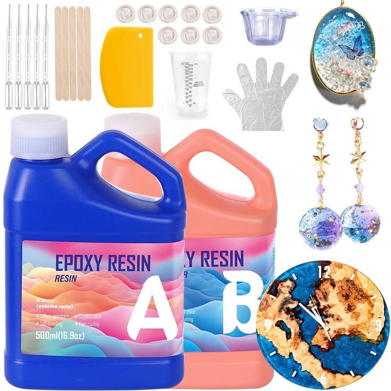 Easy Mixing Epoxy Resin Kit Cr - Epoxy Uv Resin Kit ulasan dan harga