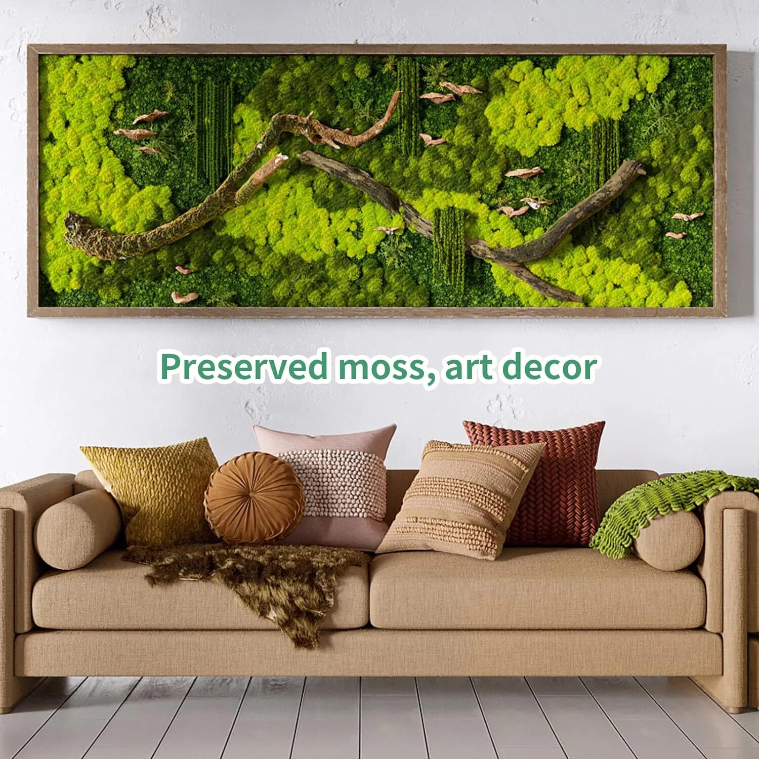 Artificial Green Plants Eterna - Terrarium Moss Art ulasan dan harga