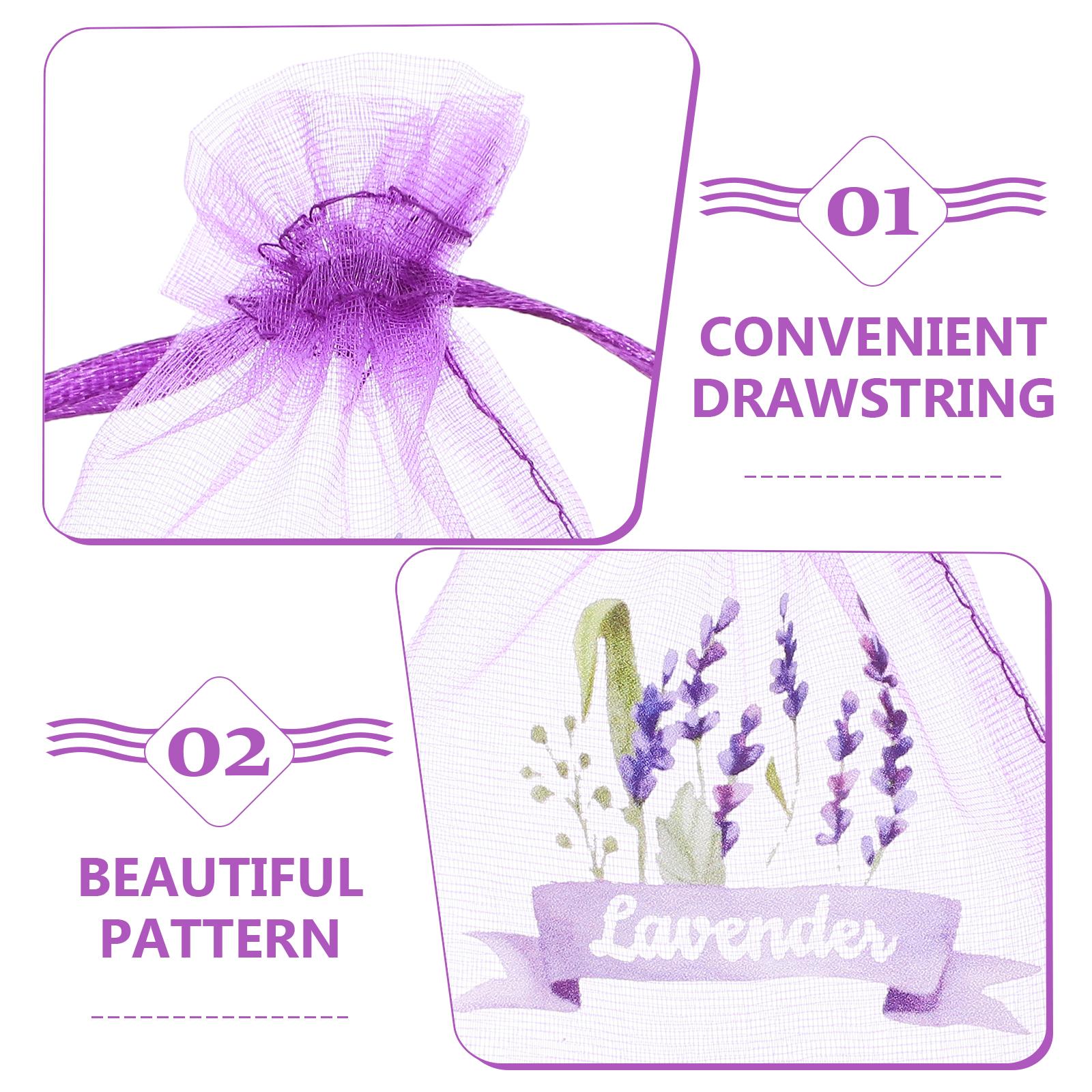 20 Pcs Empty Lavender Sachets  - Dried Flower Bulk ulasan dan harga