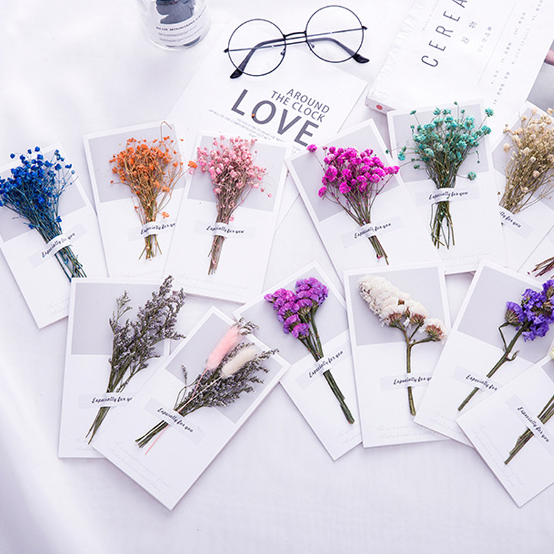10pcs A Gift Card Wedding Invi - Dried Flower Bulk ulasan dan harga