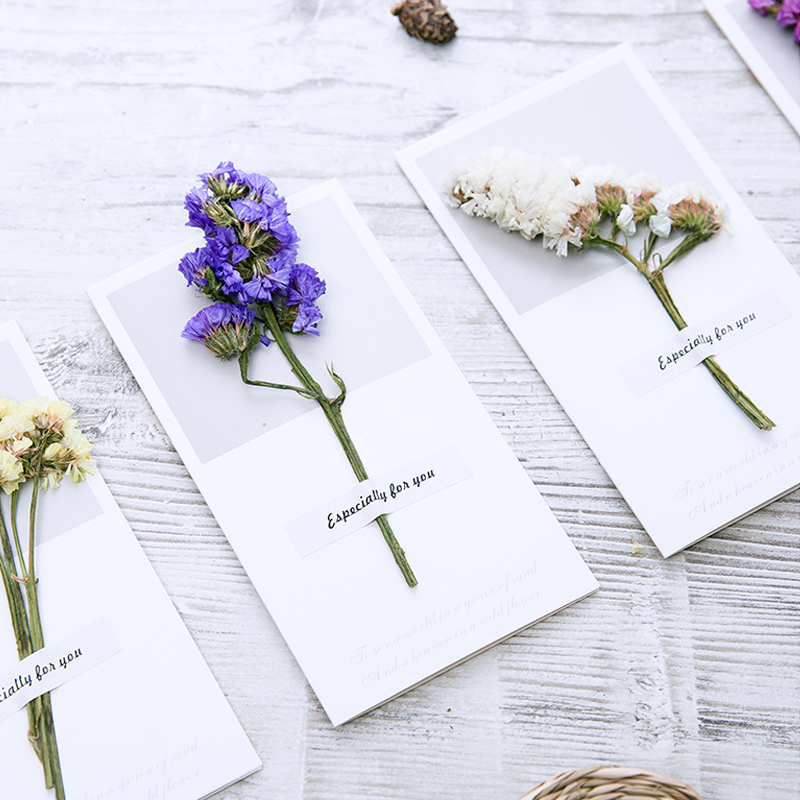 10pcs A Gift Card Wedding Invi - Dried Flower Bulk ulasan dan harga