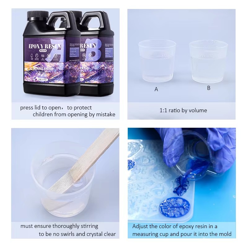 Easy Mix 1:1 Epoxy Resin Kit C - Epoxy Uv Resin Kit ulasan dan harga