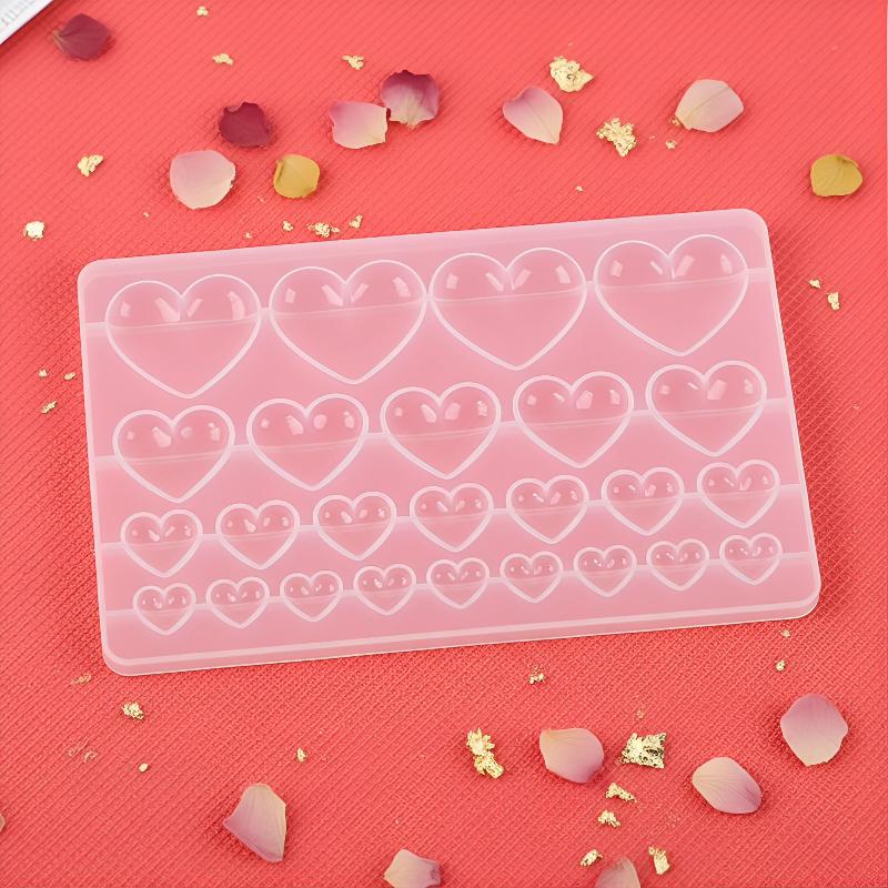 Silicone Mold Heart Shape Pend - Resin Craft Workshop ulasan dan harga