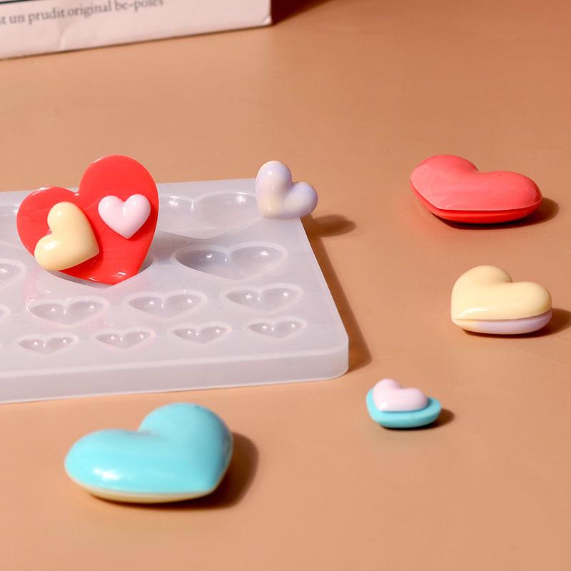 Silicone Mold Heart Shape Pend - Resin Craft Workshop ulasan dan harga