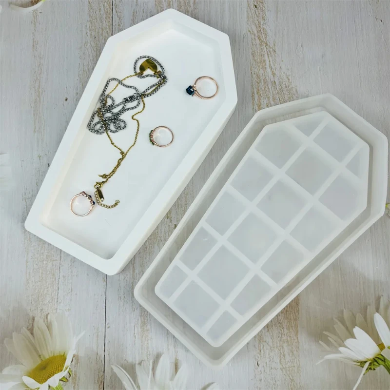Halloween Coffin Resin Mold Tr - Serving Tray Mold ulasan dan harga