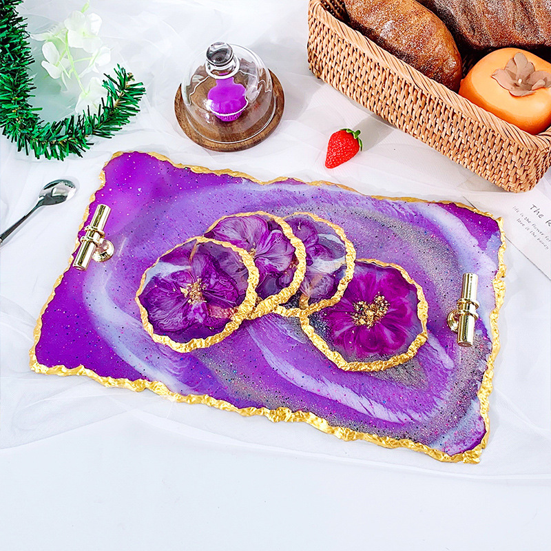 DM413 Drusy Coaster Resin Mold - Geode Mold Silicone ulasan dan harga