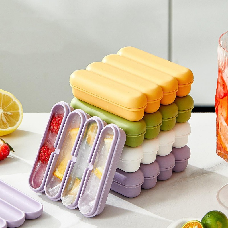 1/4pcs Colorful Silicone Ice C - Silicone Mold Tray ulasan dan harga