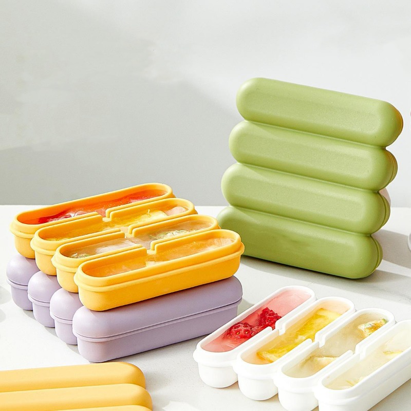 1/4pcs Colorful Silicone Ice C - Silicone Mold Tray ulasan dan harga