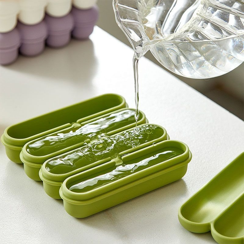 1/4pcs Colorful Silicone Ice C - Silicone Mold Tray ulasan dan harga