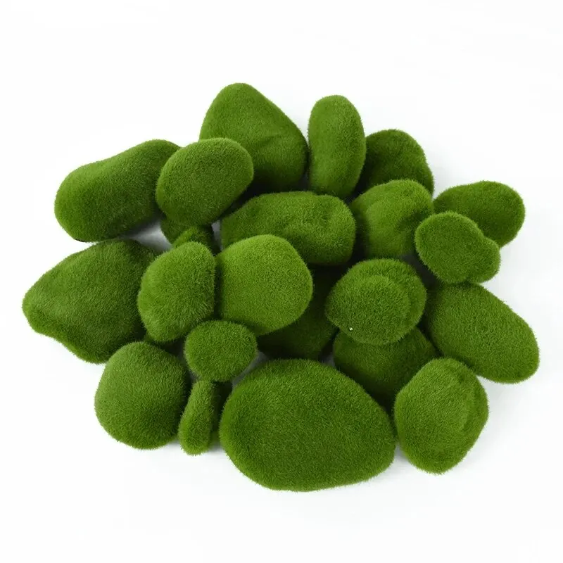 10Pcs Simulation Moss Stone Ar - Terrarium Moss Art ulasan dan harga