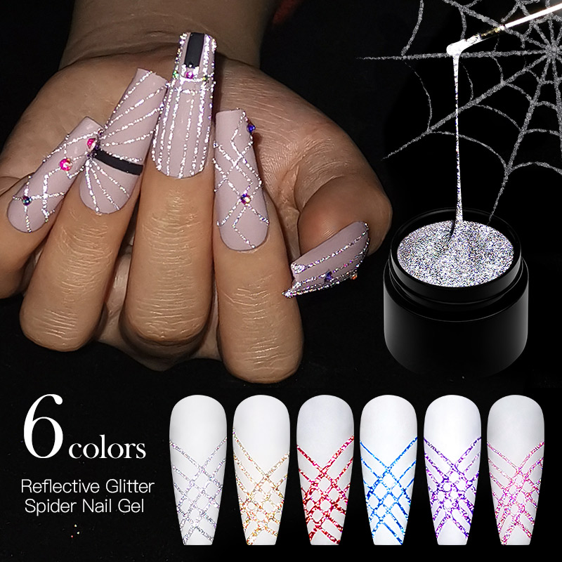 6Pcs/Set Reflective Glitter Sp - Resin Glitter Pack ulasan dan harga