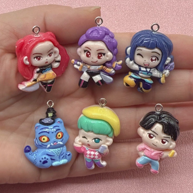 10pcs resin cartoon pendant, D - Resin Craft Projects ulasan dan harga