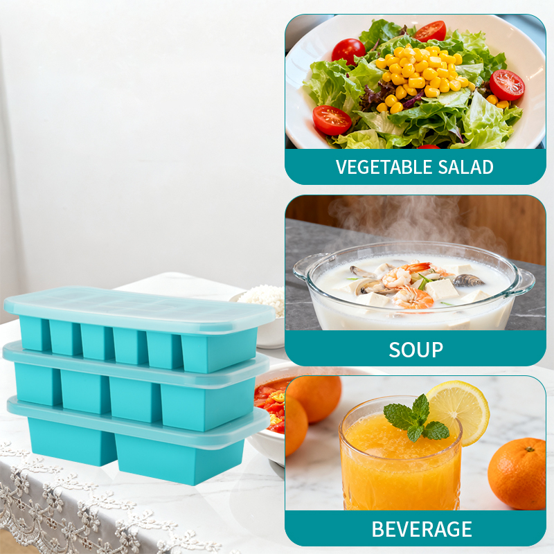 2 or 3-piece Silicone Freezer  - Serving Tray Mold ulasan dan harga