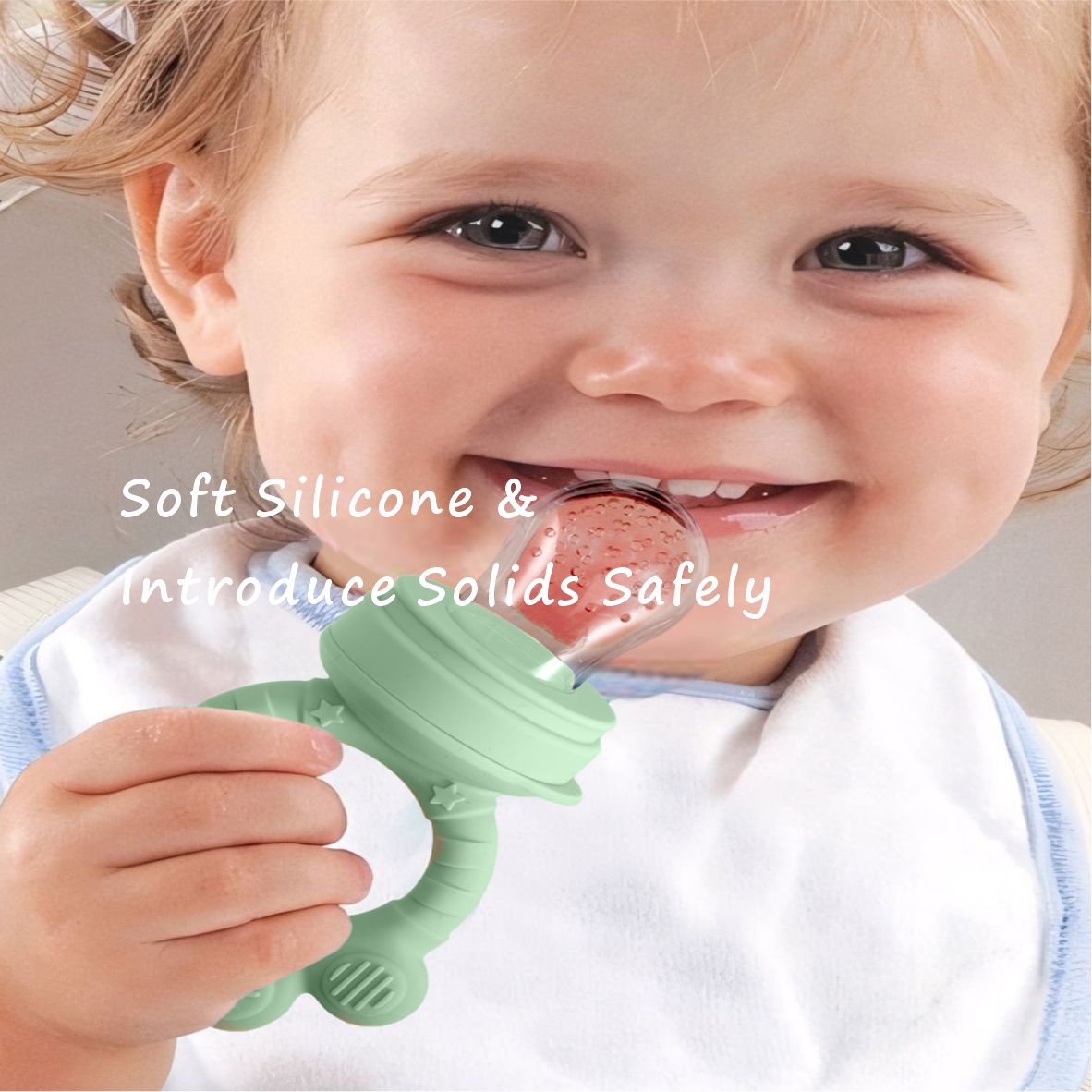 Baby Fruit Food Feeder & Freez - Silicone Mold Tray ulasan dan harga