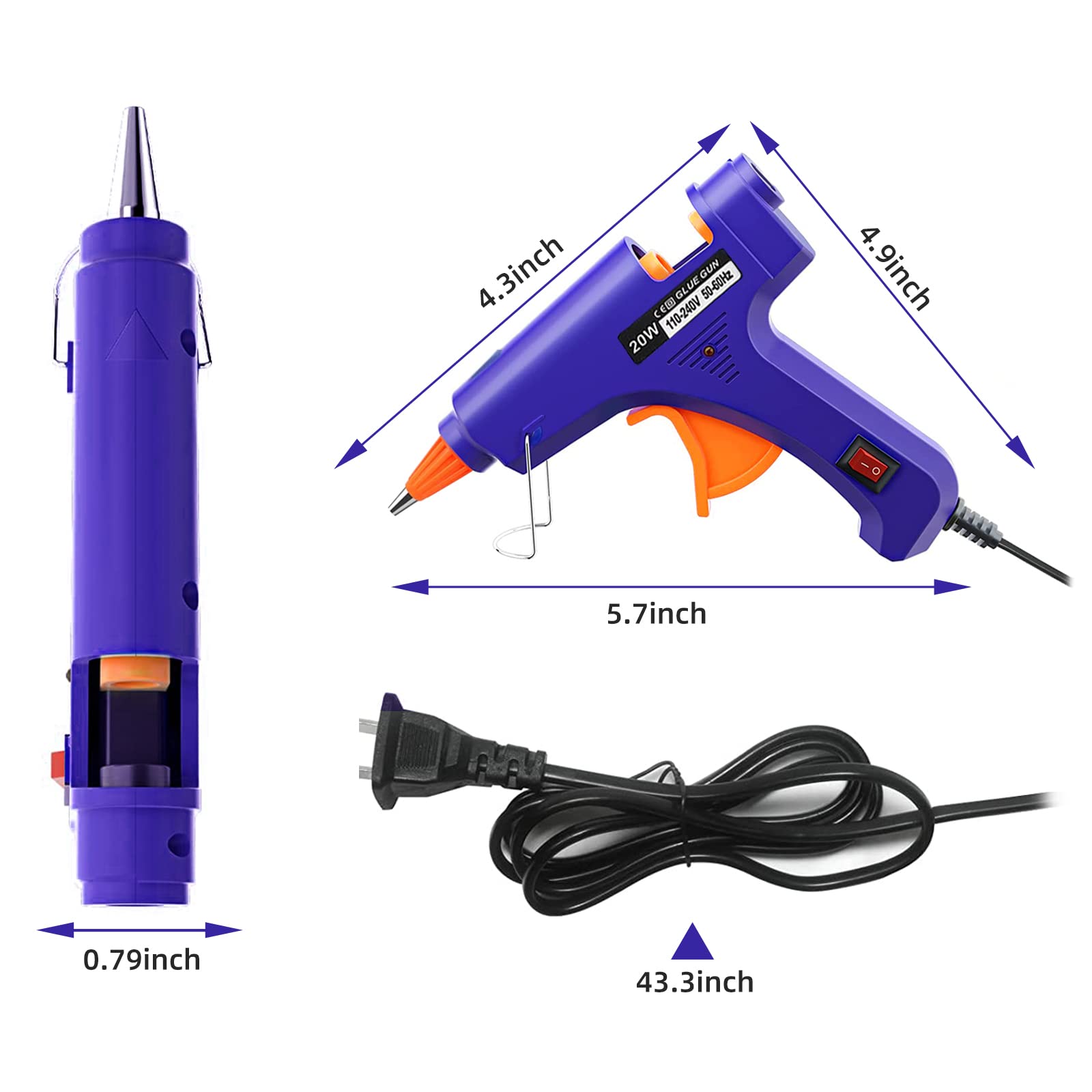20W Hot Melt Glue Gun Househol - Heat Gun Small ulasan dan harga
