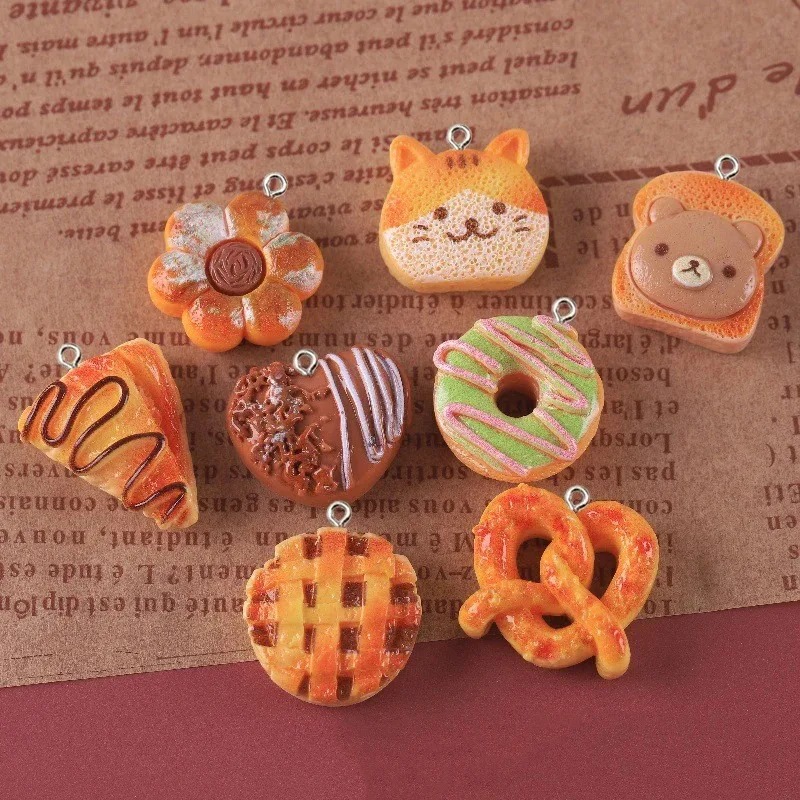 10 Pieces Cute Fake Food Resin - Resin Crafts Diy ulasan dan harga