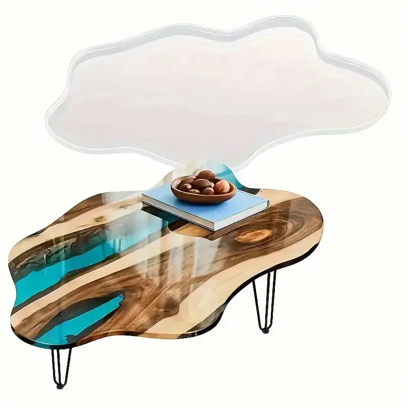 Large 61cm Irregular Trays Epo - Resin Ocean Wave Mold ulasan dan harga