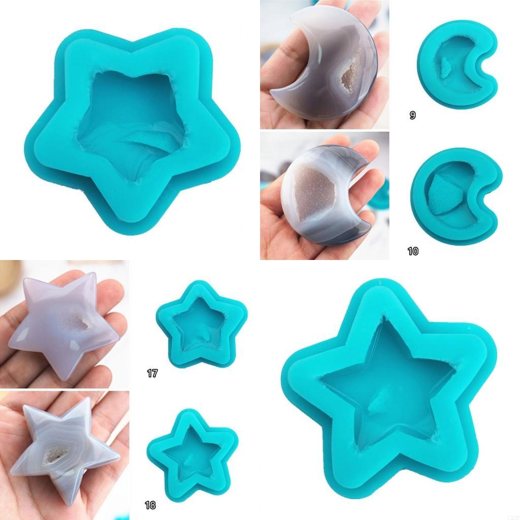 Creative Art Craft Resin Rock  - Geode Mold Silicone ulasan dan harga